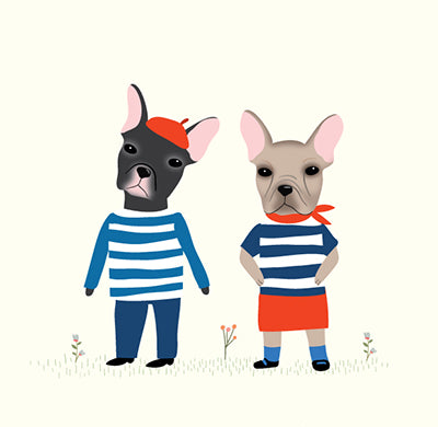 DOGS DRESSED UP: French Bulldogs!