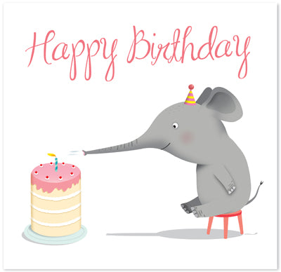 Happy birthday dear elephant! Happy birthday to you!
