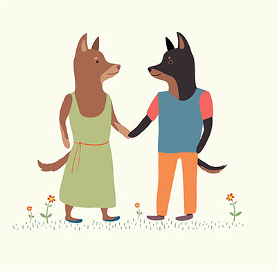 DOGS DRESSED UP: Kelpies!