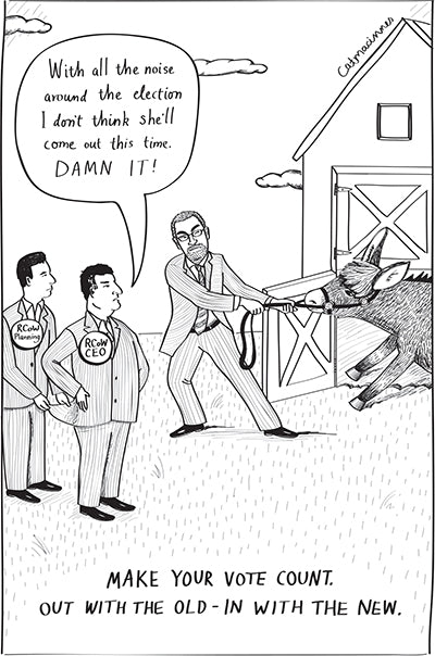 Cartoon for the newspaper!